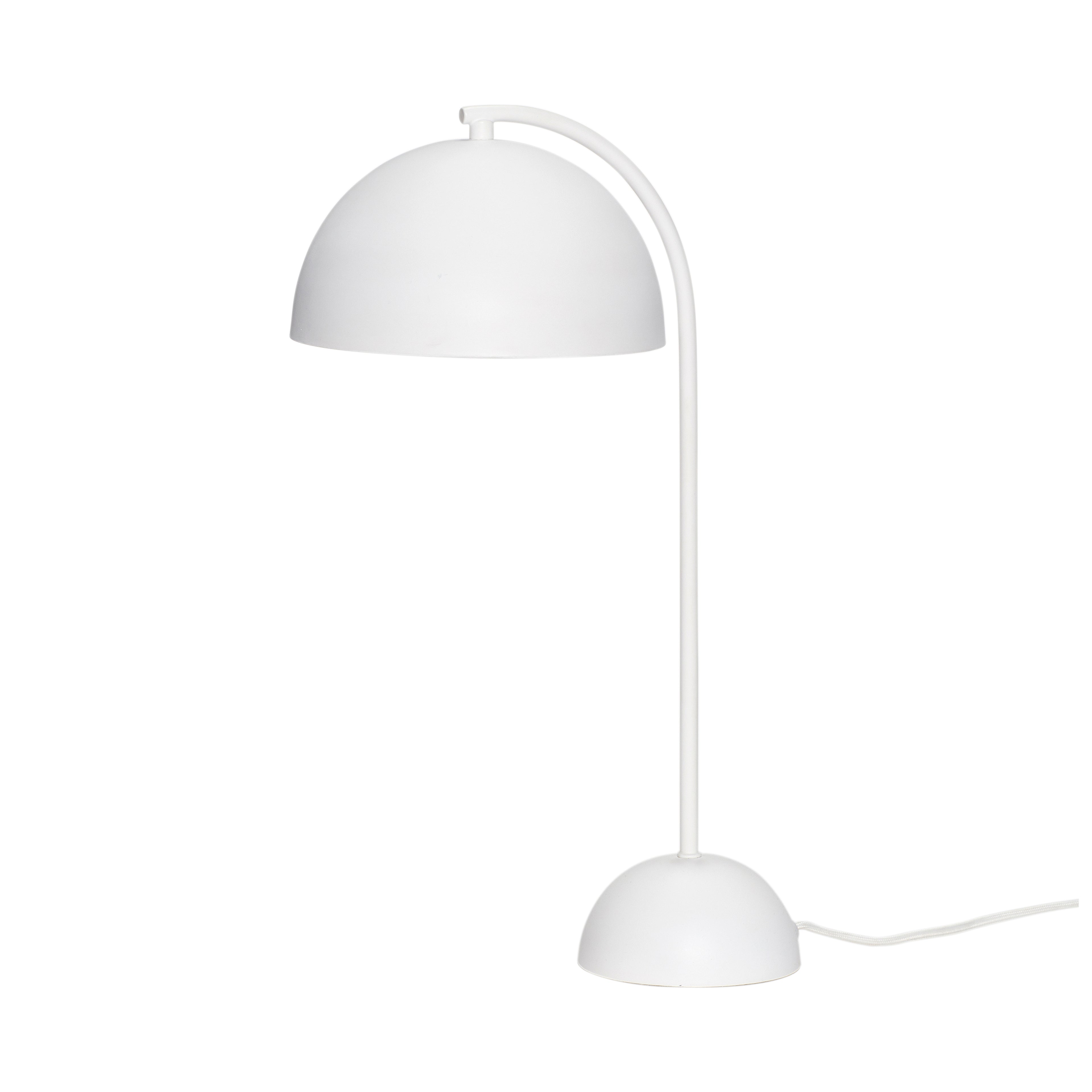 Formbordslampa vit - Ø23xH48cm, E14/25W