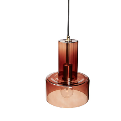 Ripple Pendant bärnstensfärgad - ø20xh27cm