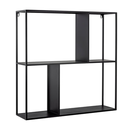 Bloomingville Mack -hylla, svart, metall