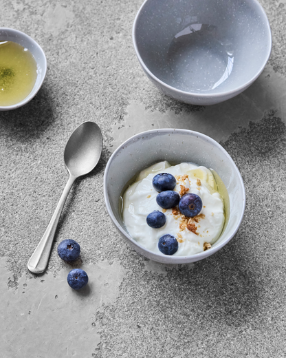 Skålar, hdvida, ljusblå