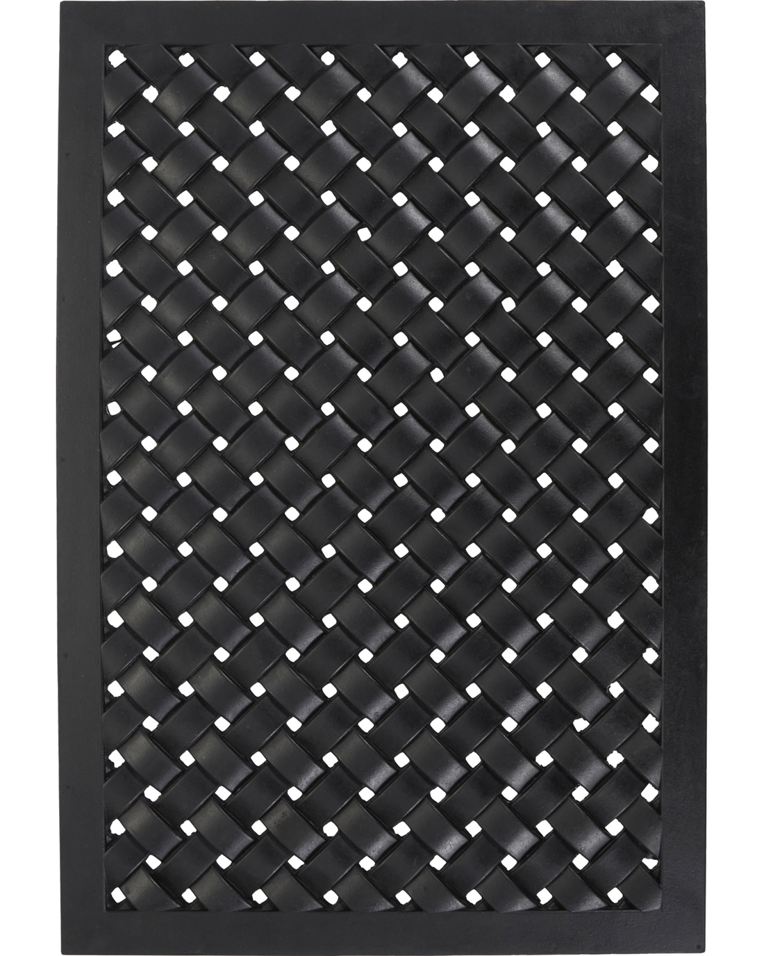 Dörrmatta, HDBraid, Svart 90x60 cm