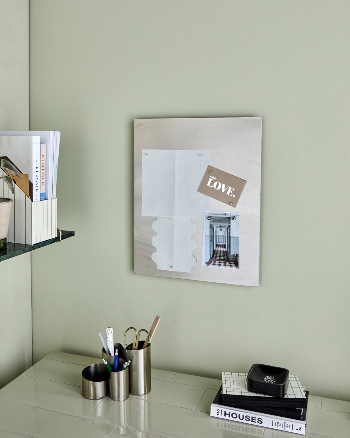 Board, HDNema, Borstad silverfinish