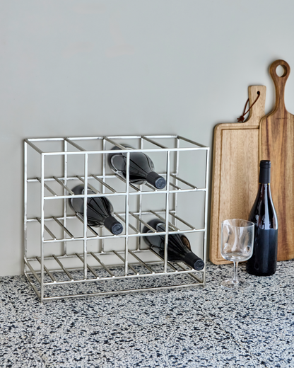 Bokhylla, HD12, silverfinish