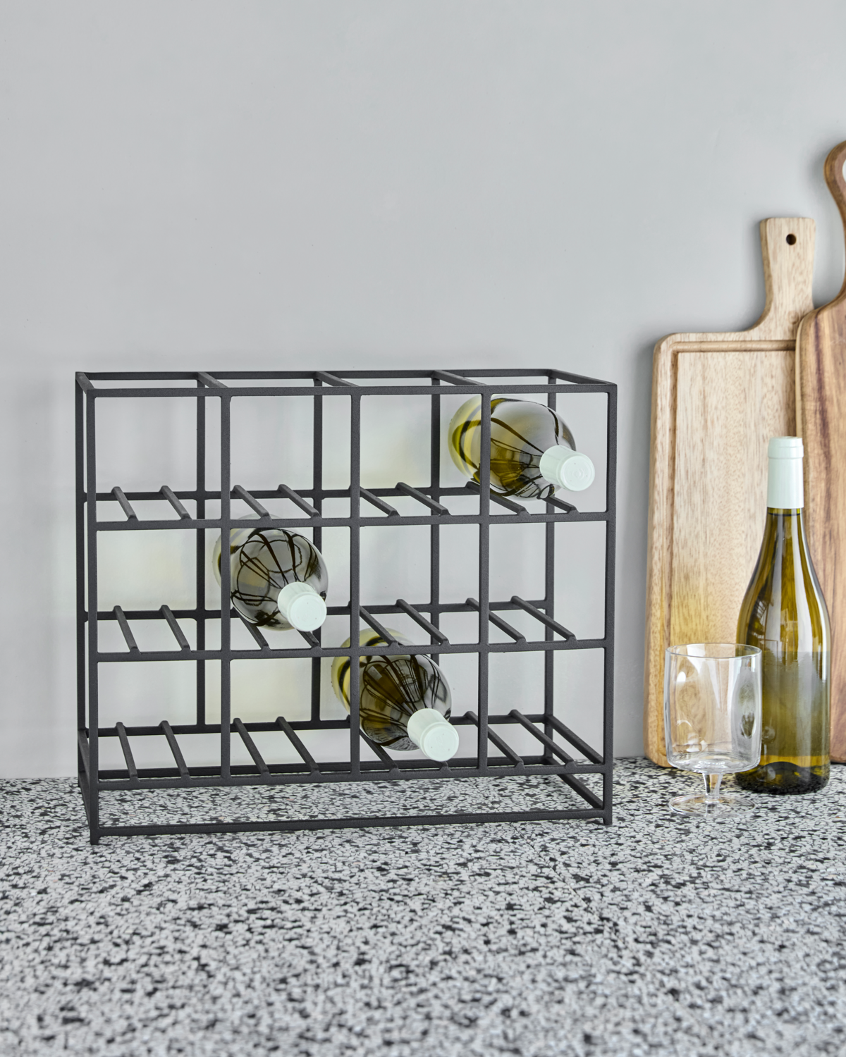 Bokhylla, HD12, Svart