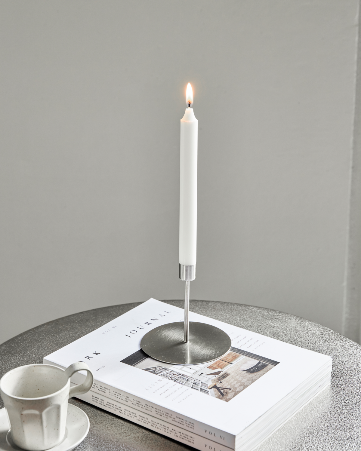 Ljusstake, HDAnit, Silverfinish