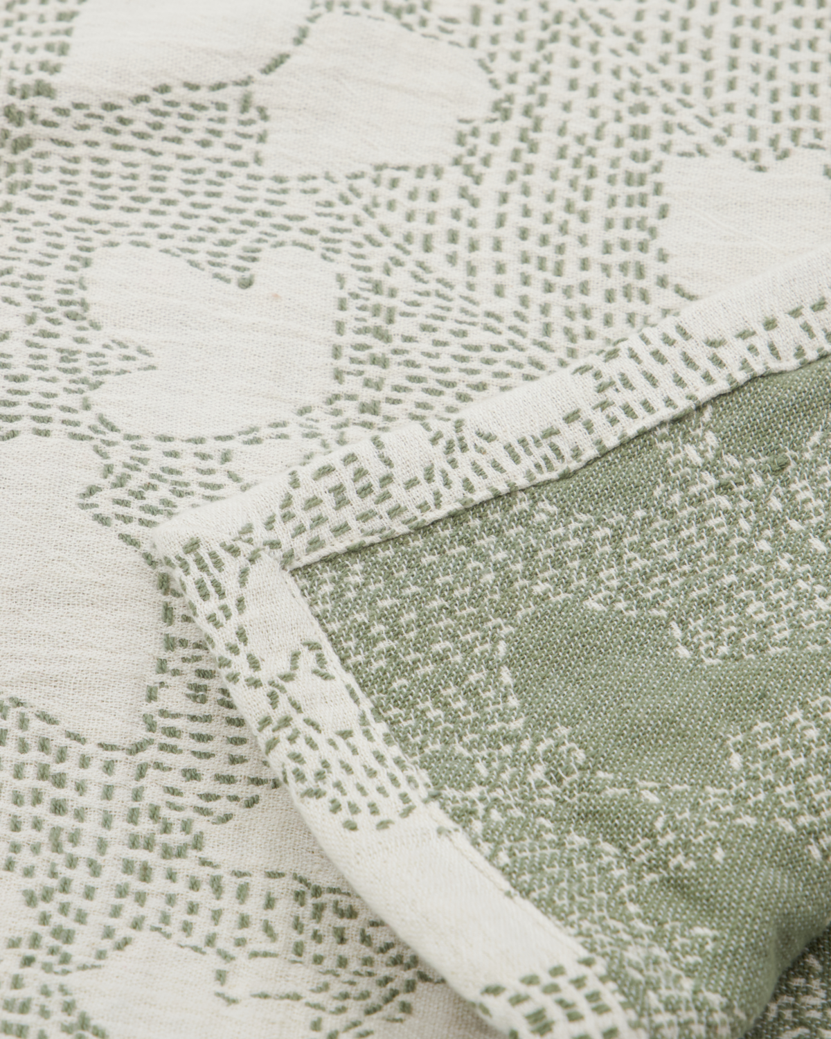 Överkast, HDMori, off-white; Kakifärgad