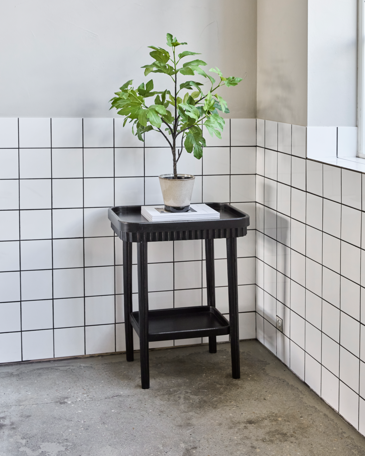 Sidobord, HDMesa, Svart