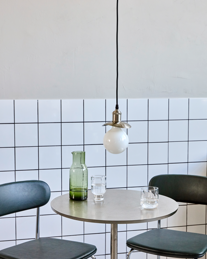 Lampskärm, HD Hatt, Borstad silver