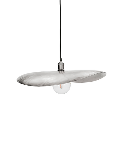 Lampskärm, HD Hatt, Borstad silver