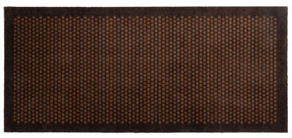 Nyheter - matta/hade 90 x 200 cm - dot/cognac -dark brun