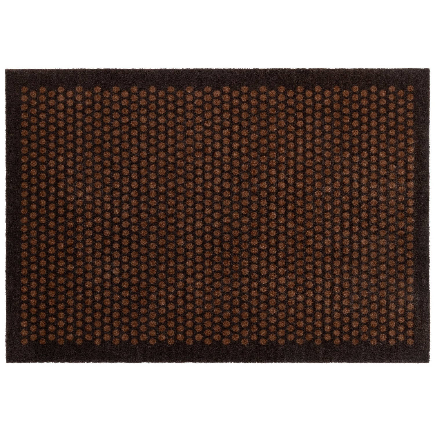 Nyheter - matta/hade 90 x 130 cm - dot/cognac -dark brun