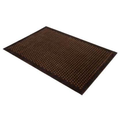 Nyheter - matta/hade 90 x 130 cm - dot/cognac -dark brun