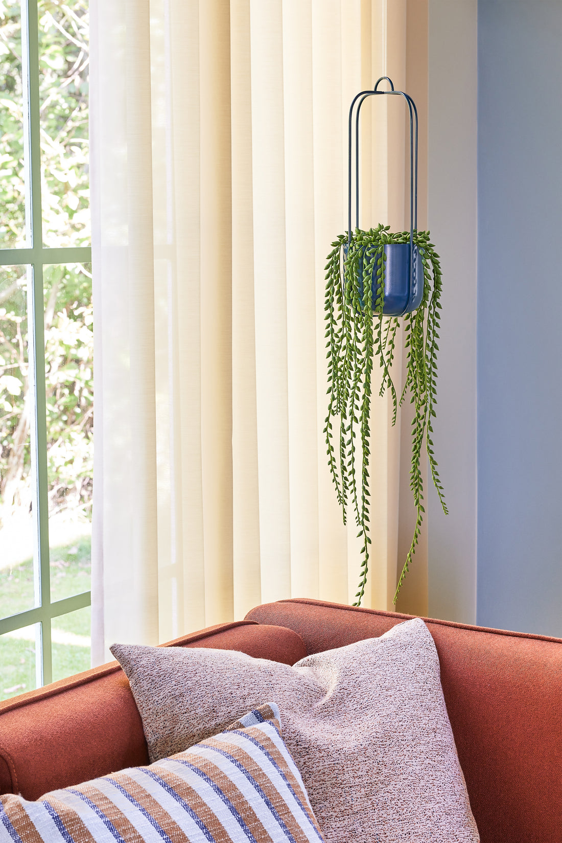 Lotus hängande potten bensin (uppsättning av 2) - Ø16xh44cm