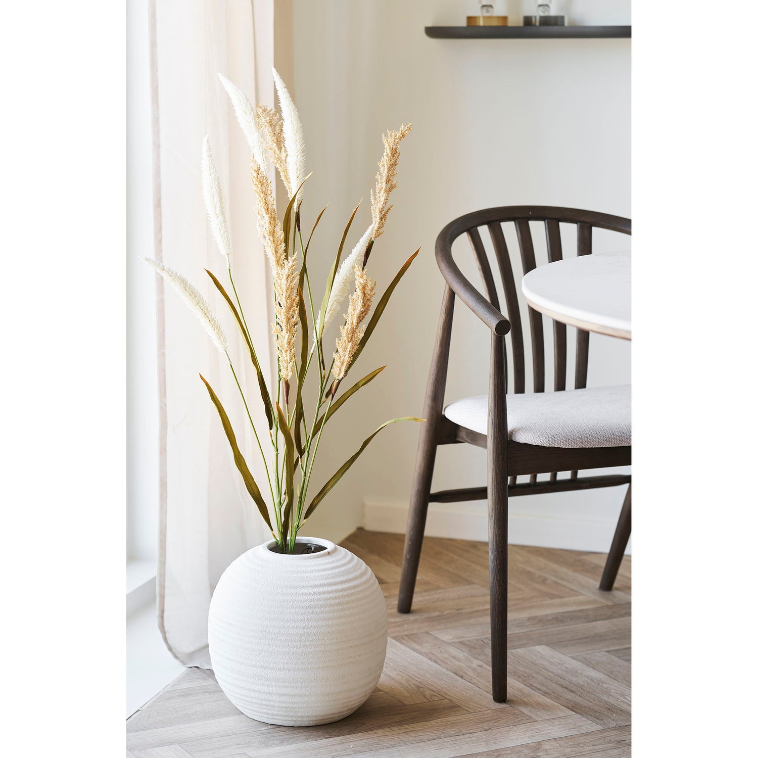 Deko gräs - Deko gräs, konstgjord, beige/sand, 2 stjälkar, h: 130 cm