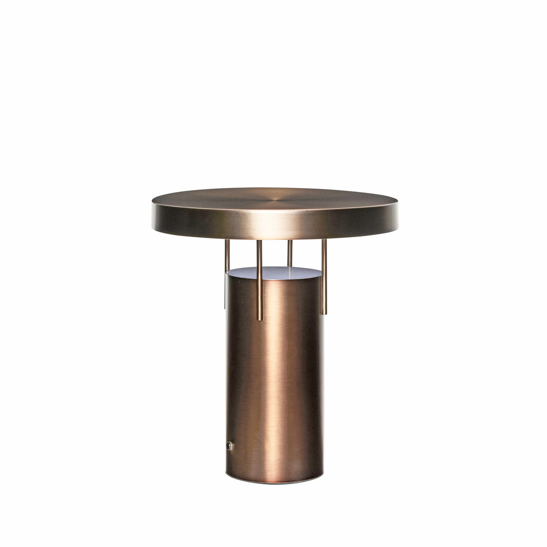 Bringme bärbar lampbrunt mässing - Ø25xh28cm