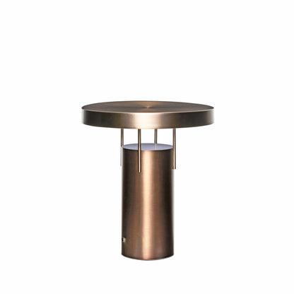 Bringme bärbar lampbrunt mässing - Ø25xh28cm