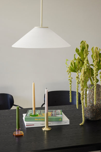 Solid hänge Vit/Sand - ø44xh34cm, E27