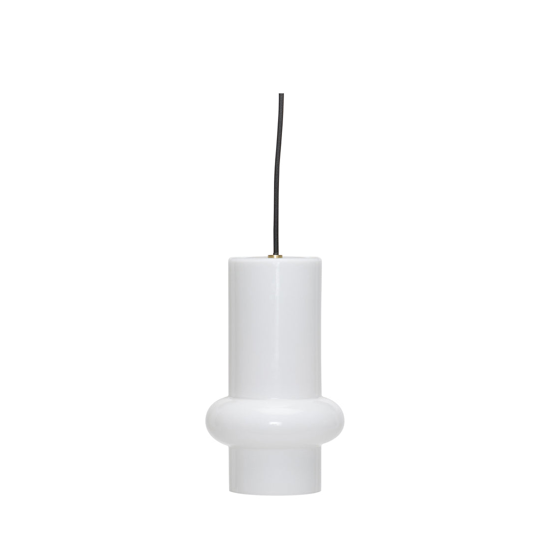 Pill Pendant Down Blank White - ø15xh25cm,