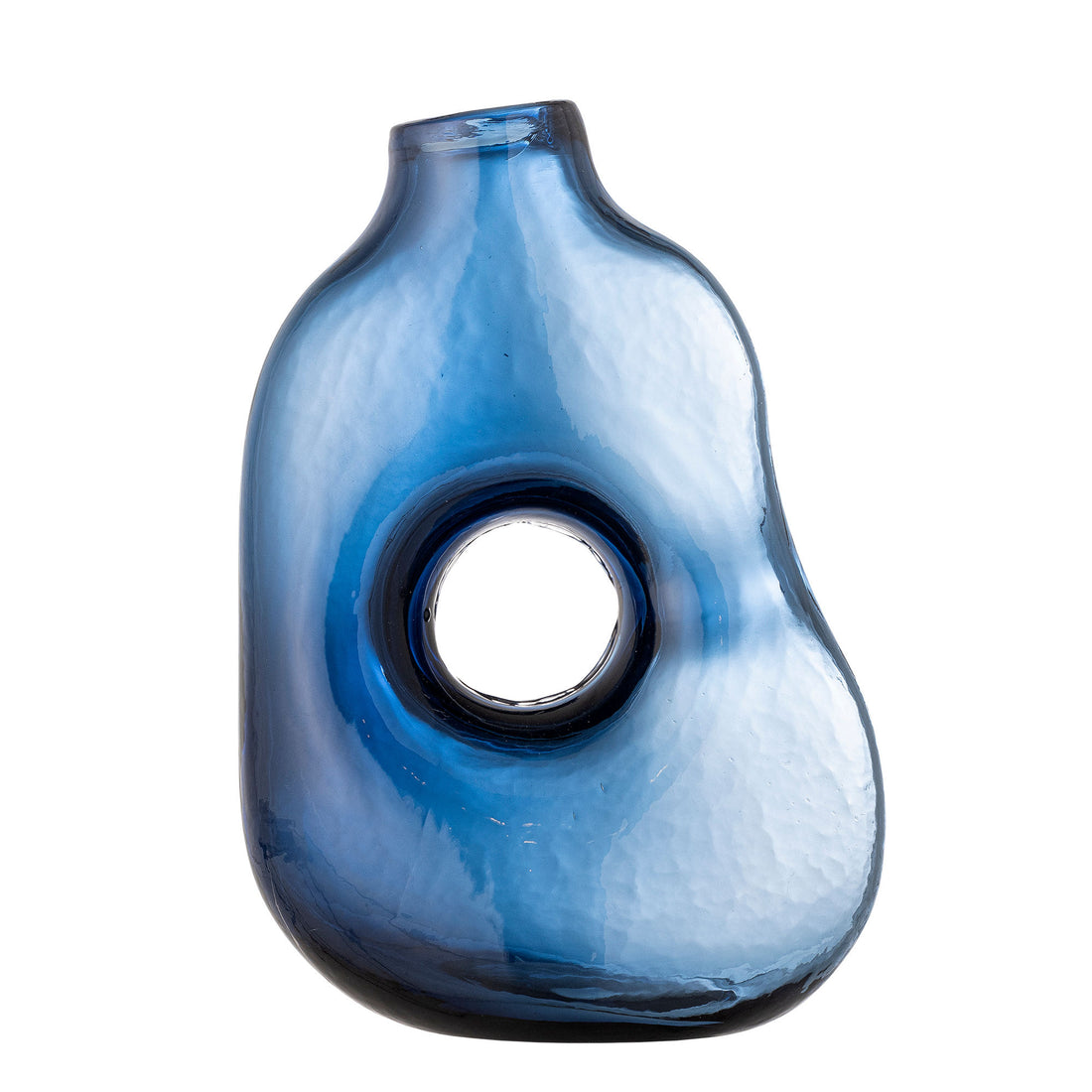 Bloomingville Harri Vase, Blue, Glass
