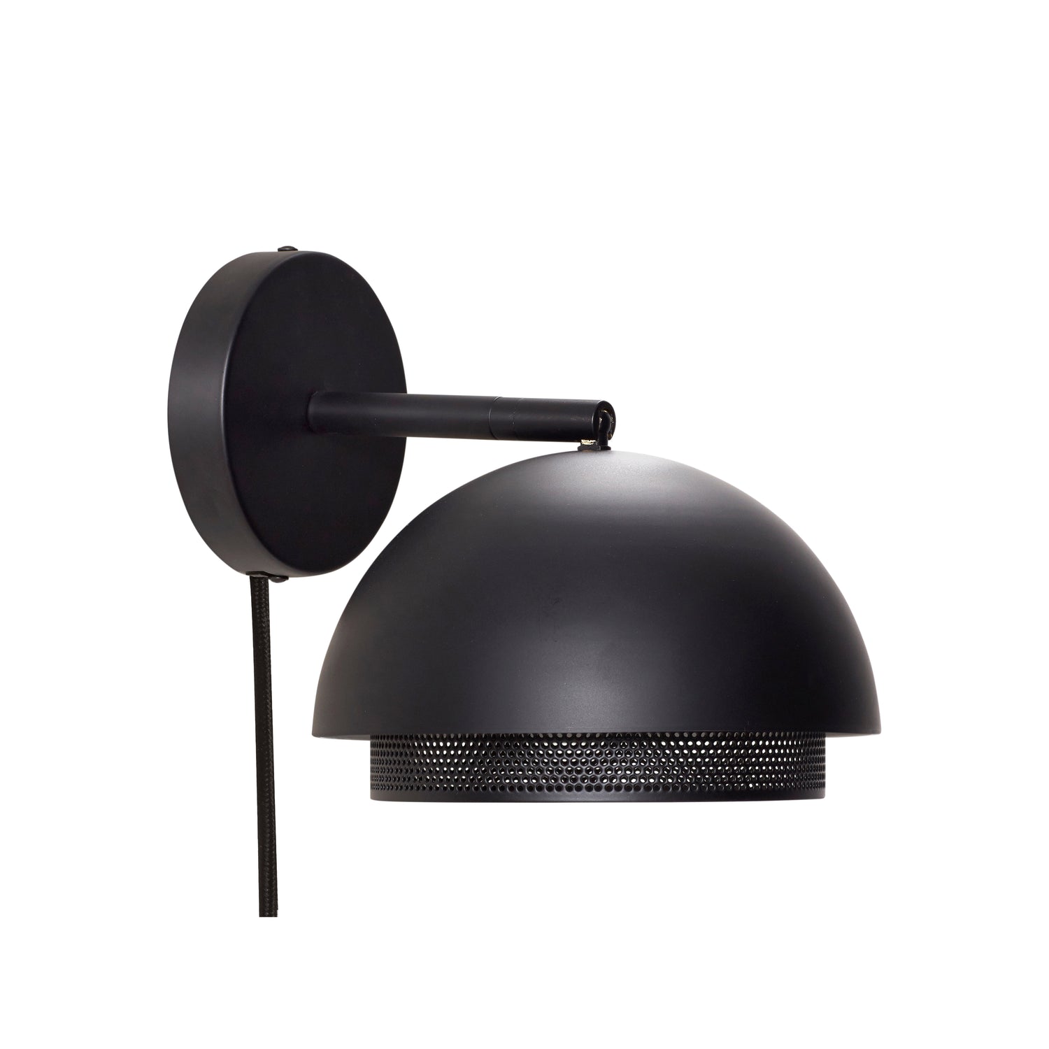 Edge Wall Lamp Black - Ø18x27cm