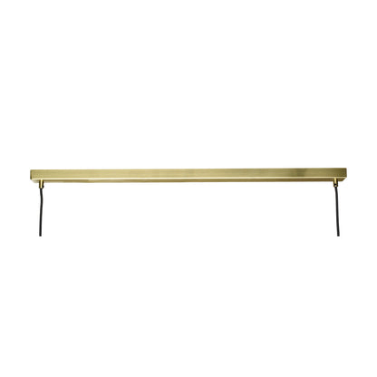 Två gånger pendelle mässingsfärg - 86xh40cm, e27/40w
