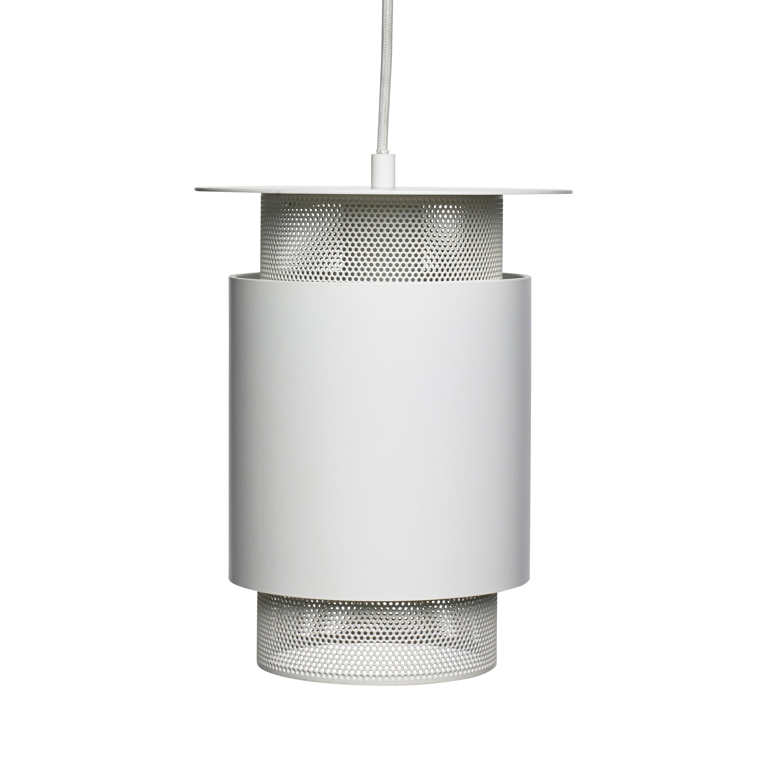 Edge Pendel White - Ø20xH26cm, E27/40W