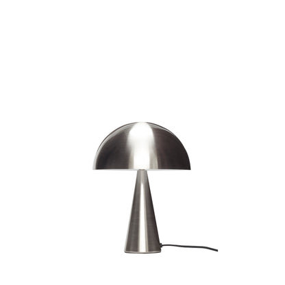 Mush bordslampa mini nickel - Ø25xh33cm