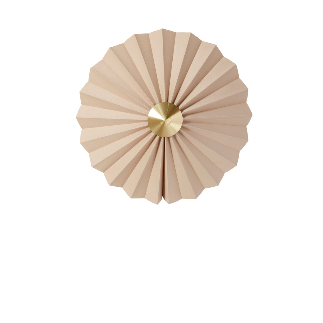 Pliss Vägglampa Beige - ø48xh16cm, E27