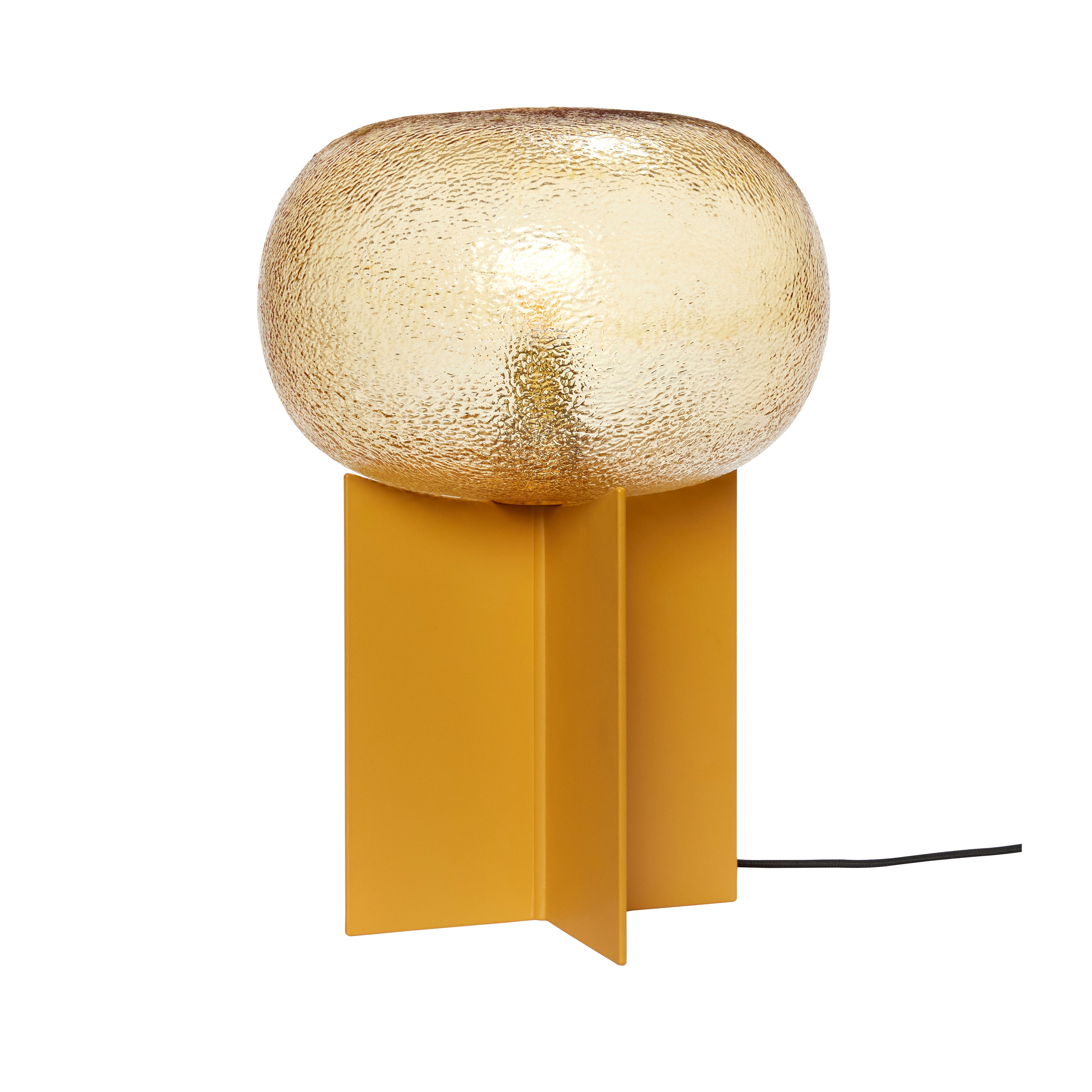 Podium bordslampa bärnstensfärgad färg - Ø25xh36cm