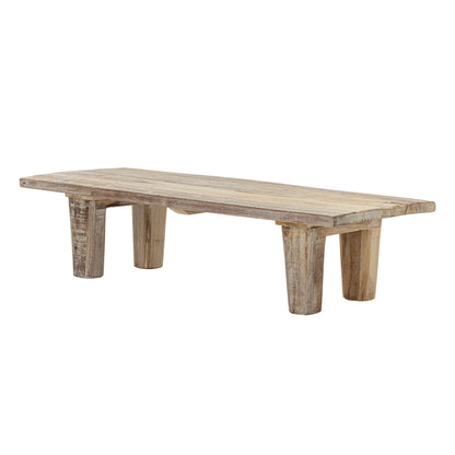 Bloomingville Riber Bench, natur, återvunnet trä