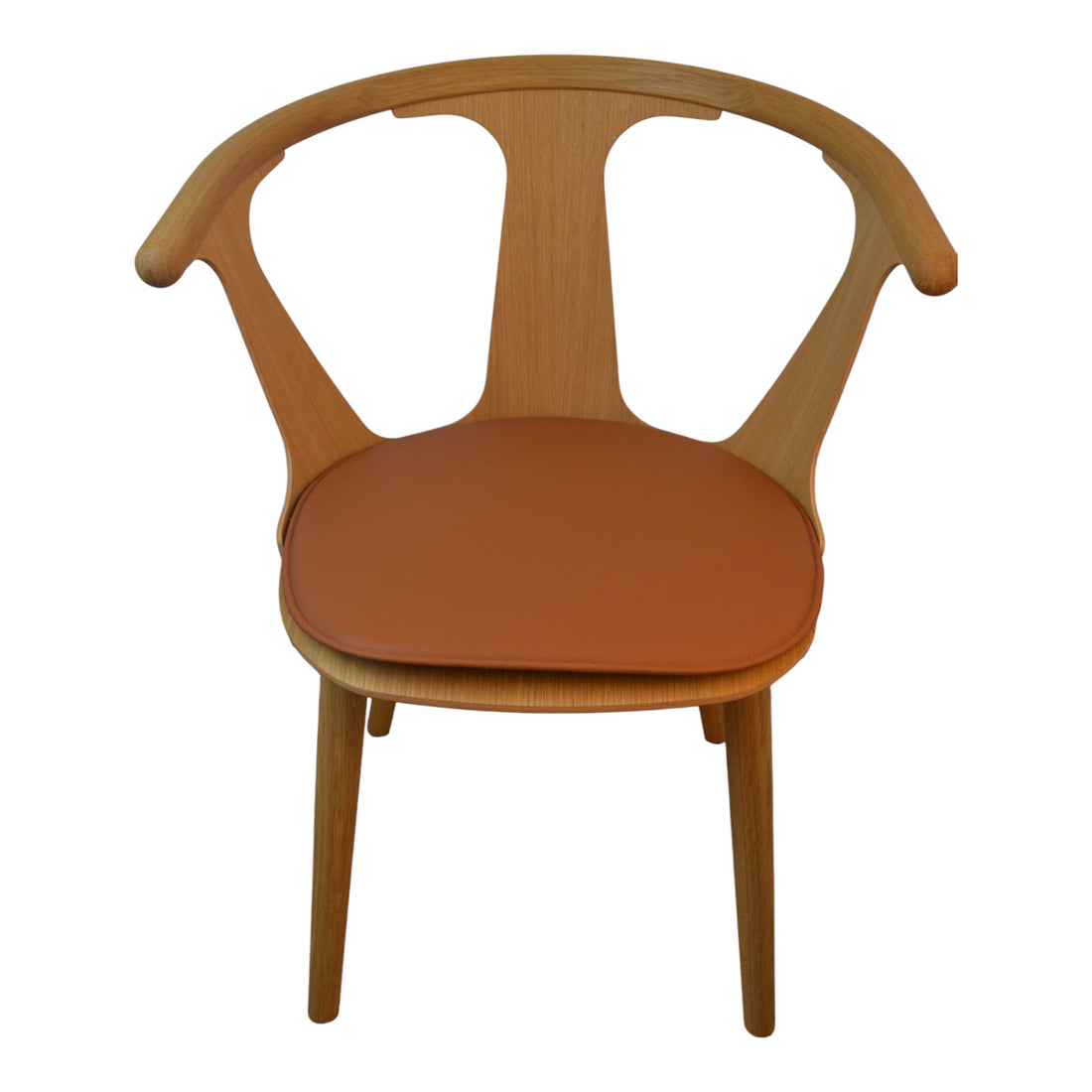 Lyxkudde till & tradition SK1 mellan stol I - Cognac läder