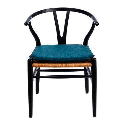 Kudde till Hans J. Wegner Y-Chair CH24 i Dark Bensin Fabric Padding