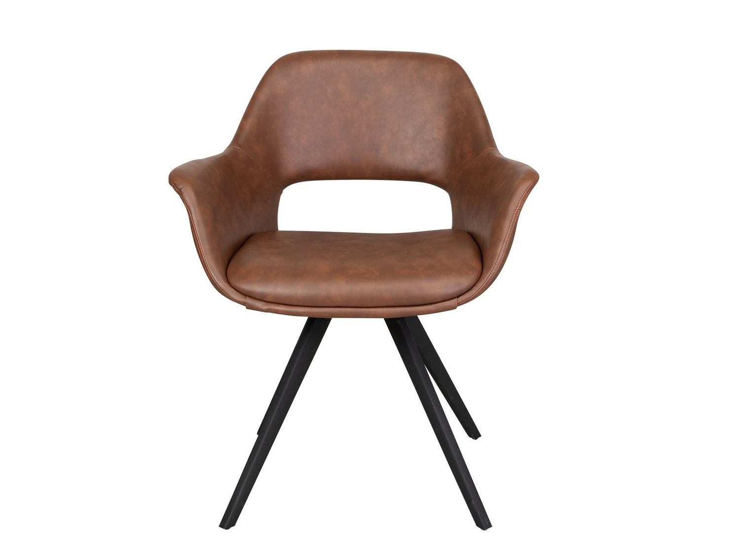 Matbordstol fenja cognac pu