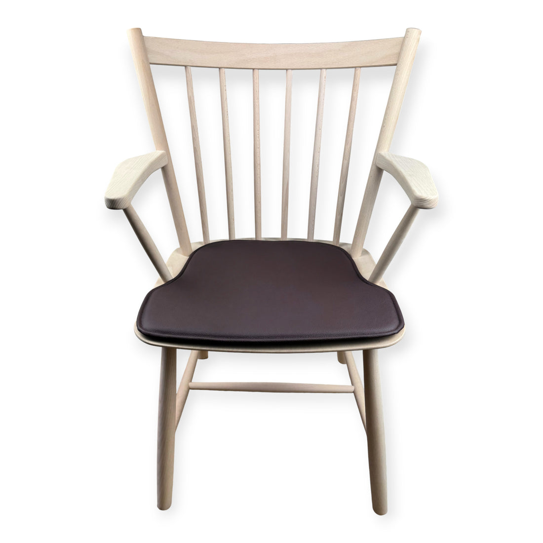 Dyna till HAY Børge Mogensen J42 Stol i - mörkbrunt läder