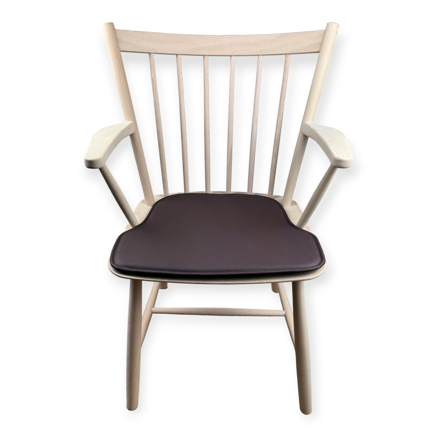 Dyna till HAY Børge Mogensen J42 Stol i - mörkbrunt läder