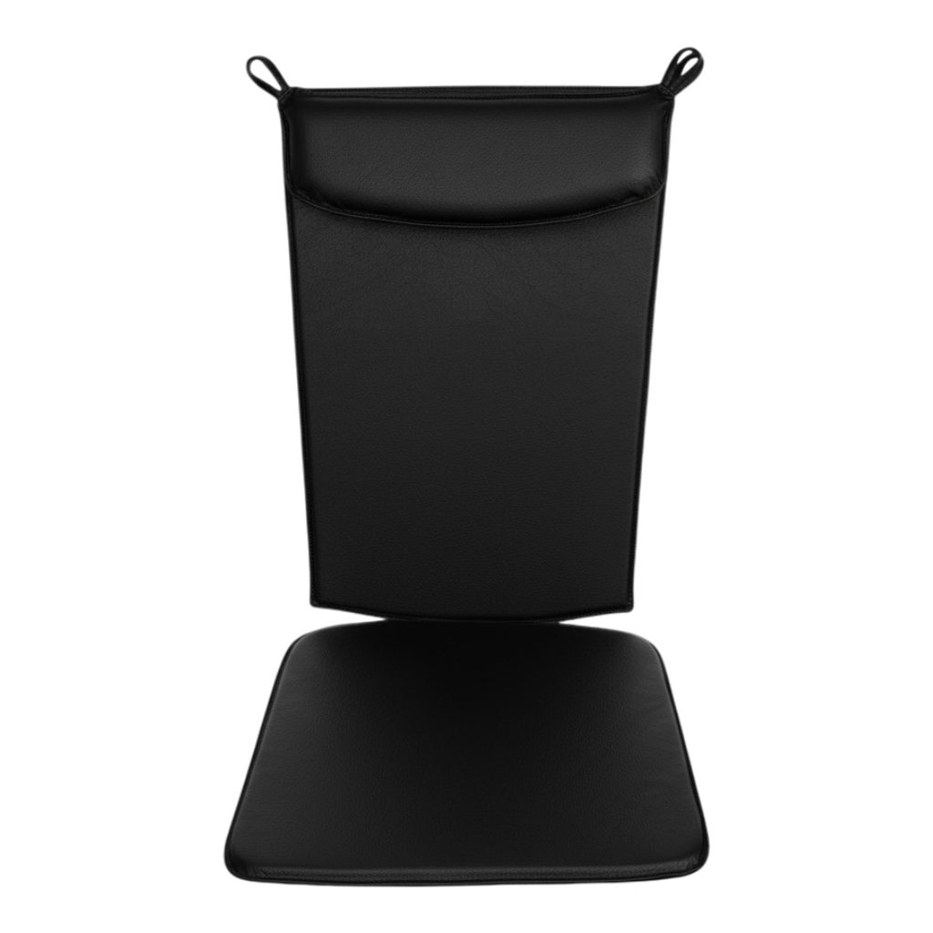 Kudde inställd på Hans J. Wegner J16 Rocking Chair in - Black Leather