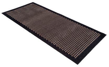 Golvmatta 90 x 200 cm - prickar/svart sand