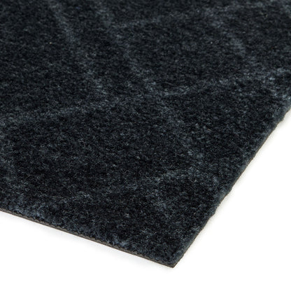 GULVMÅTTE 60 x 90 CM - LINES/DARK GREY - Tica Copenhagen - DesignGaragen.dk