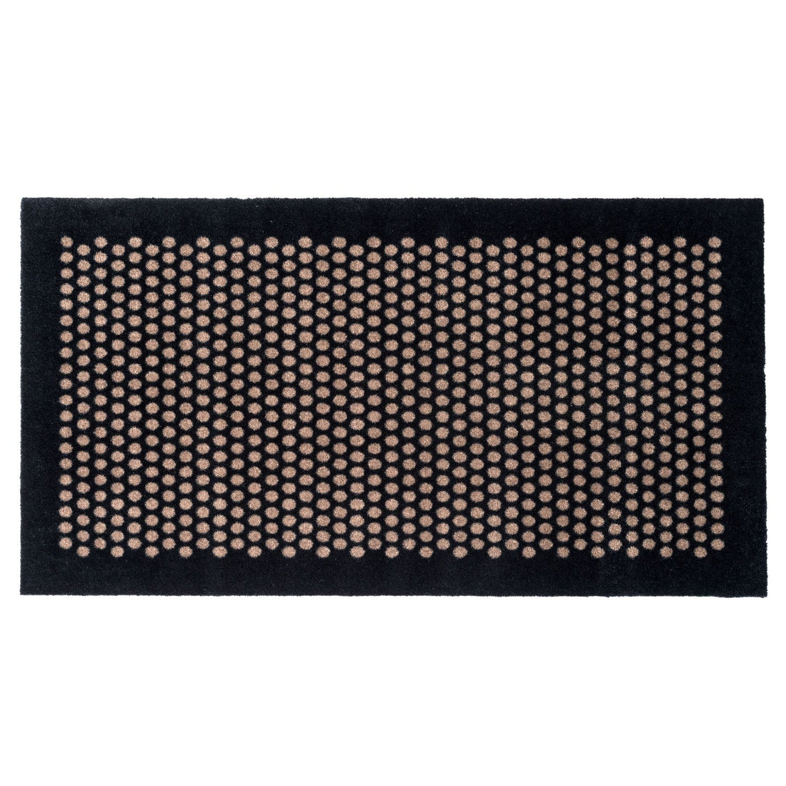 Golvmatta 67 x 120 cm - prickar/svart sand