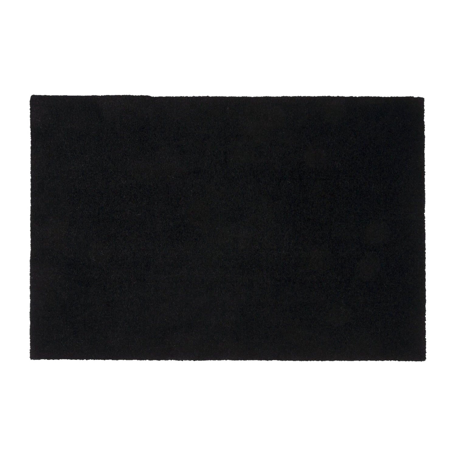 Golvmatta 60 x 90 cm - uni färg/svart