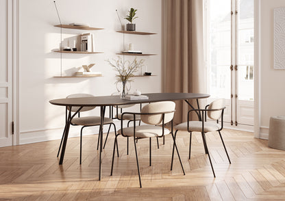 Tree Matbord (220 cm) - Svart/Svart