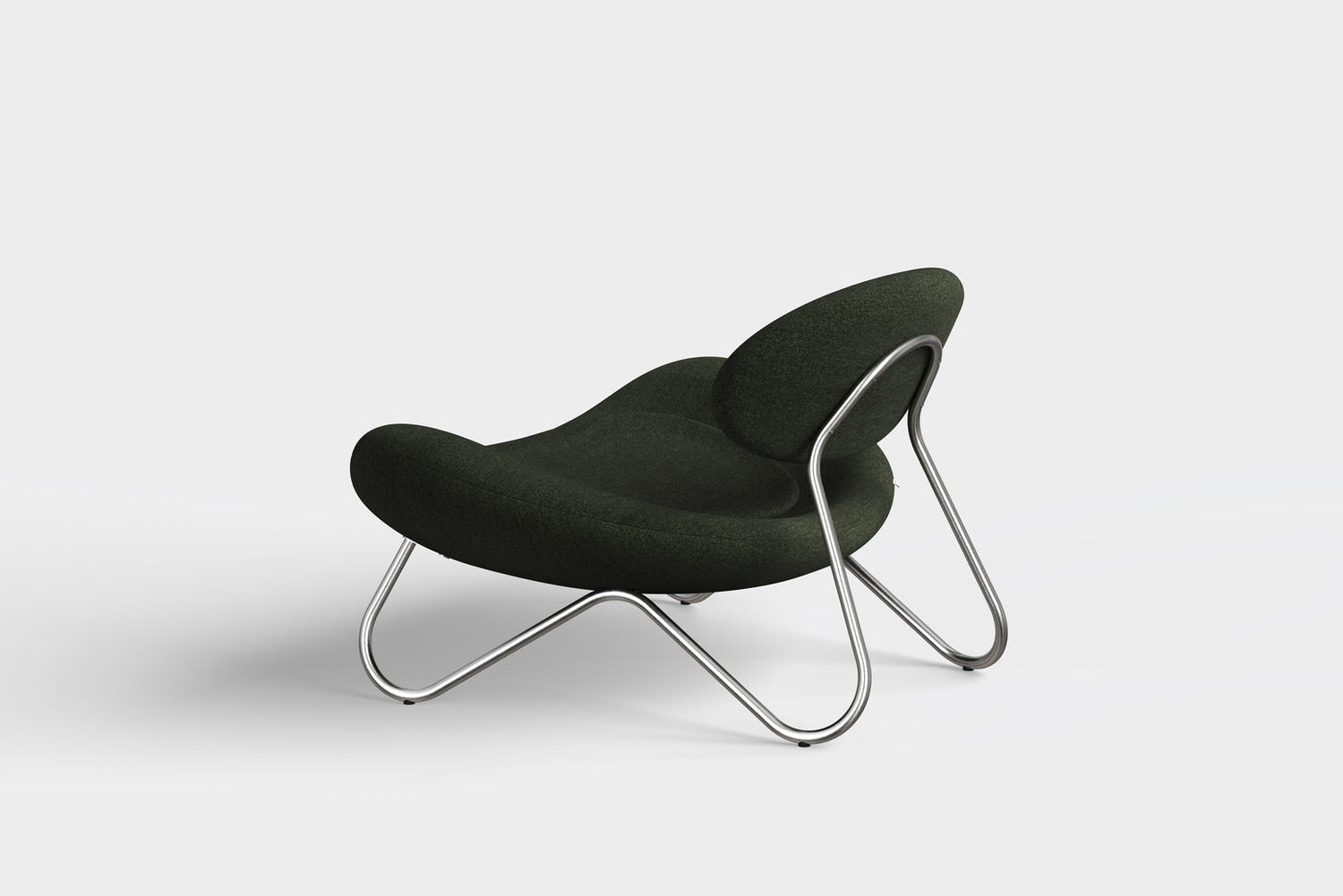 Meadow Lounge Chair - Furu/borstad stål