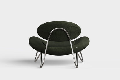 Meadow Lounge Chair - Furu/Krom