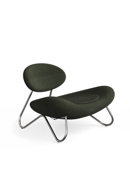 Meadow Lounge Chair - Furu/Krom