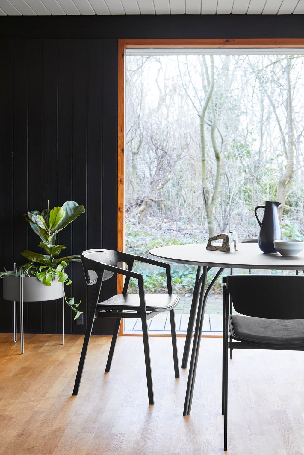 Tree Matbord (120 cm) - Svart/Svart