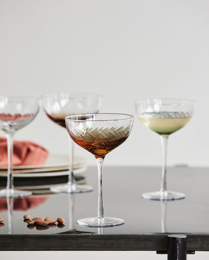 Garo Cocktail Glass - H18 CM - Clear Glass