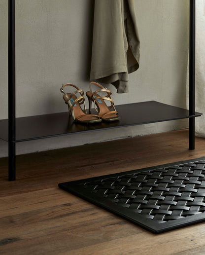 Lumi Doormat i gummi - 60x90 cm - svart