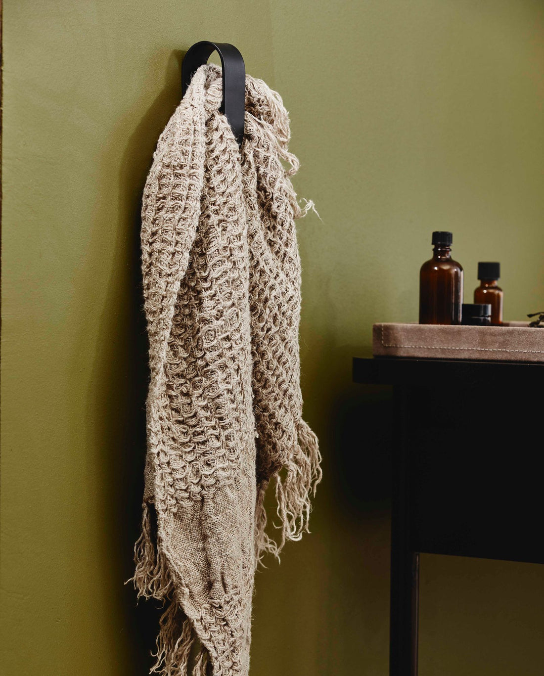 SOTRA TOLED HOLDER I ROINELESS STÅL - H10.5 CM - SVART