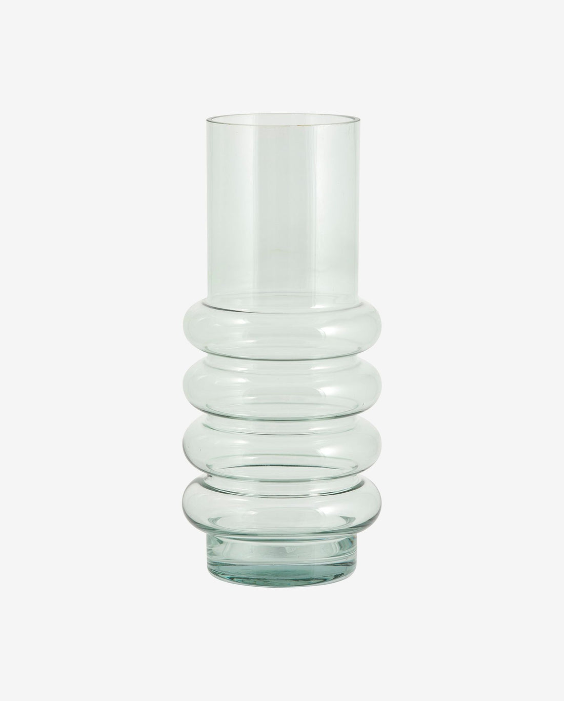 Maui Vase in Glass - Large - H36 CM - ljusgrön