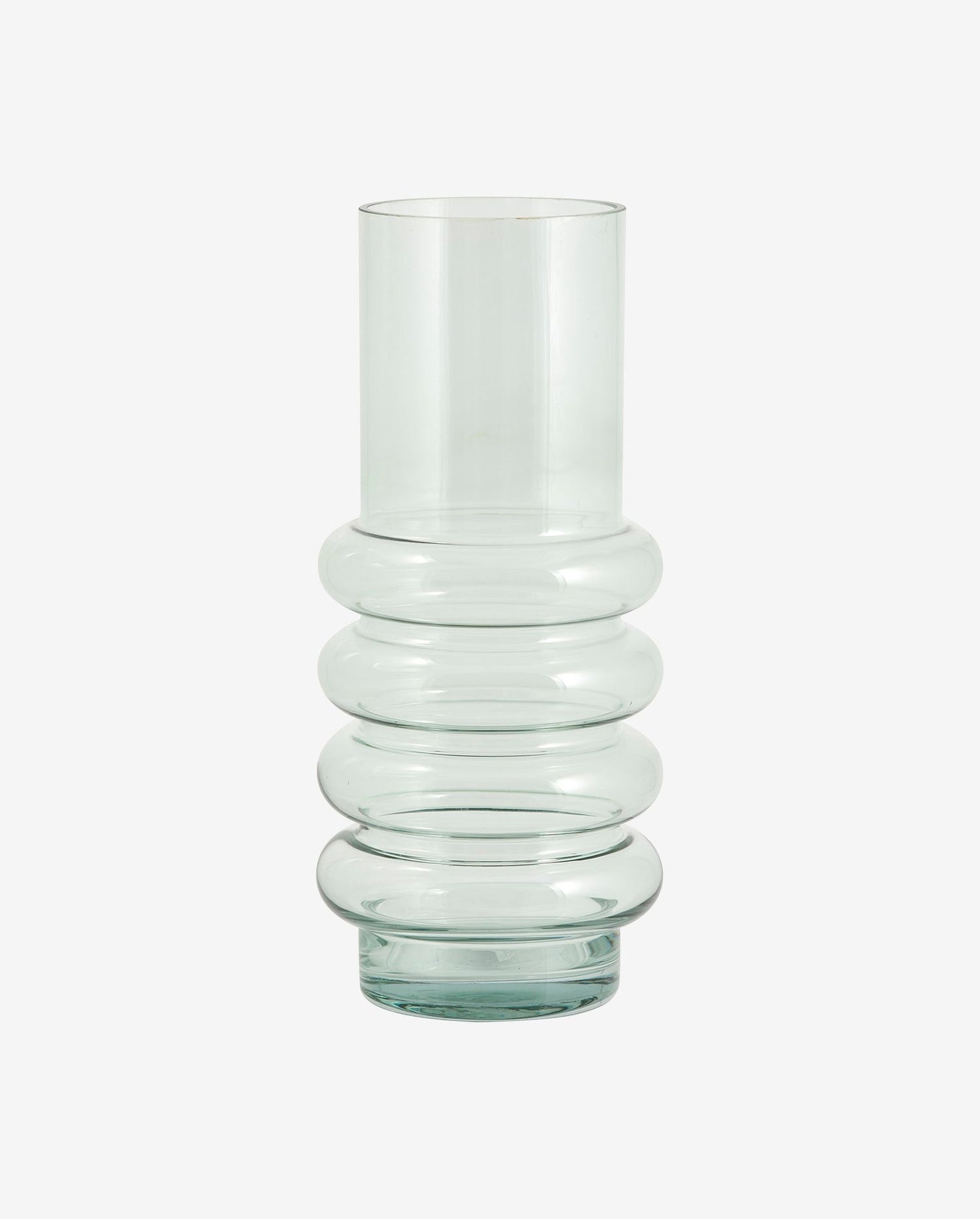 Maui Vase in Glass - Large - H36 CM - ljusgrön